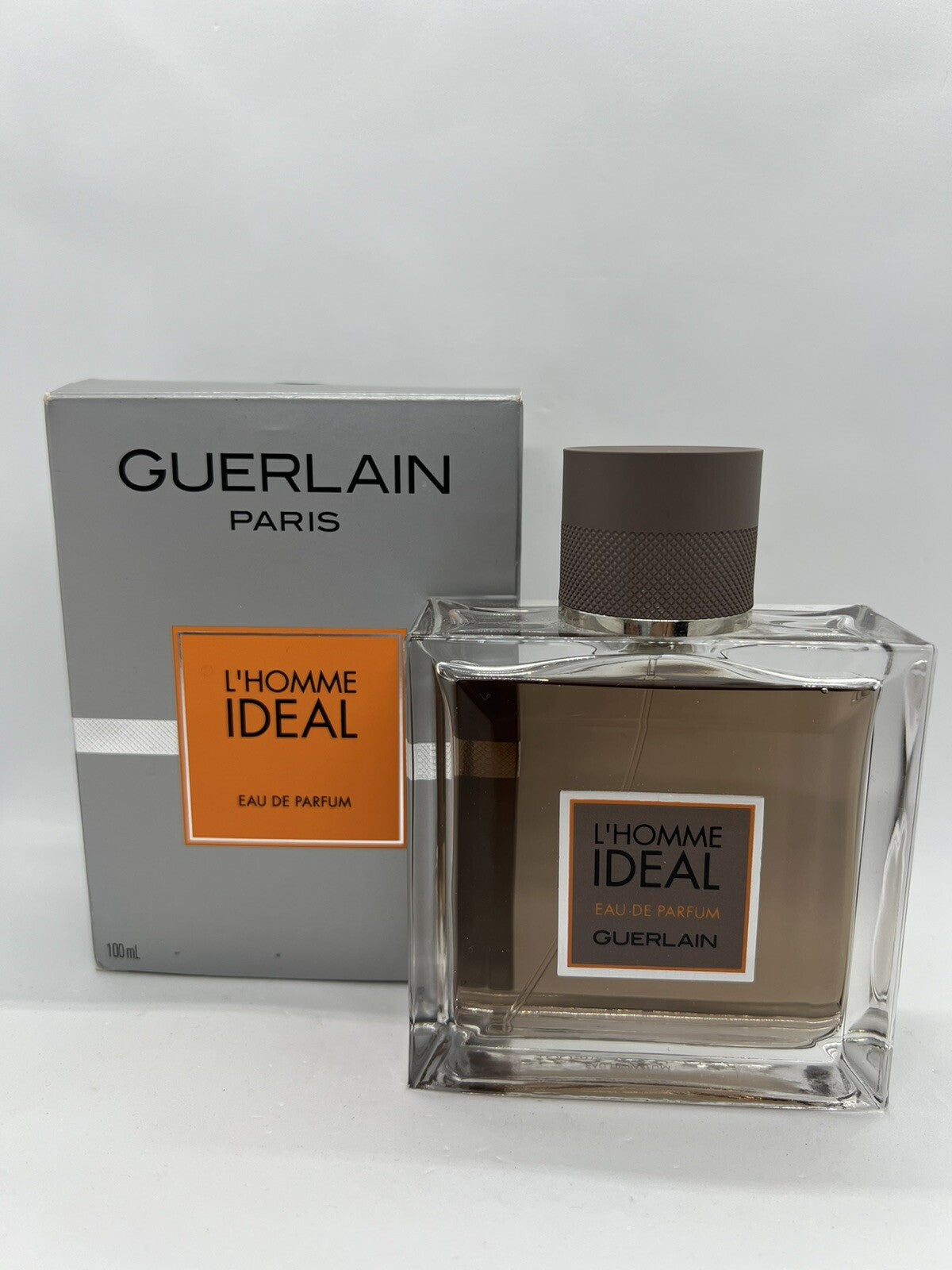 Guerlain L'Homme Ideal Edp  3.3 oz./ 100ml Brown Cap See Pics0