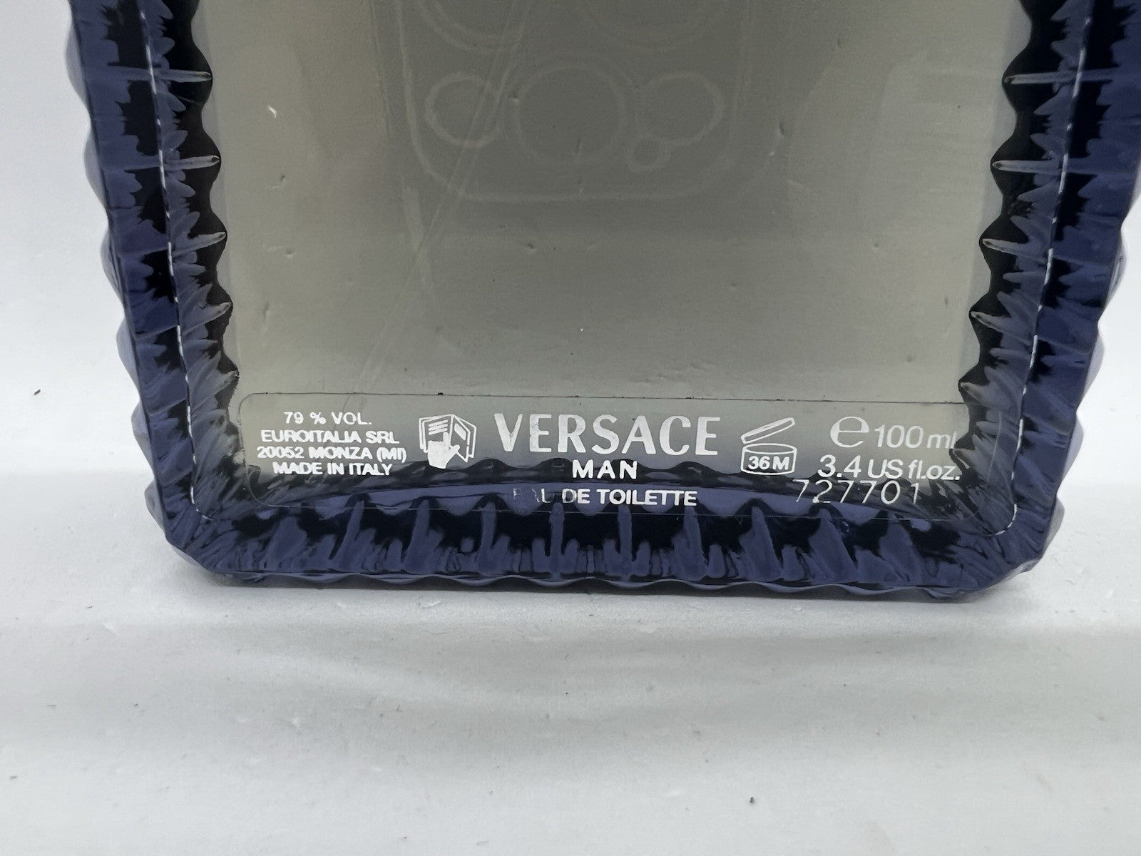 Versace Man Edt  by Versace (Purple)  3.4oz\ 100ml Rare Discontinued Htf6