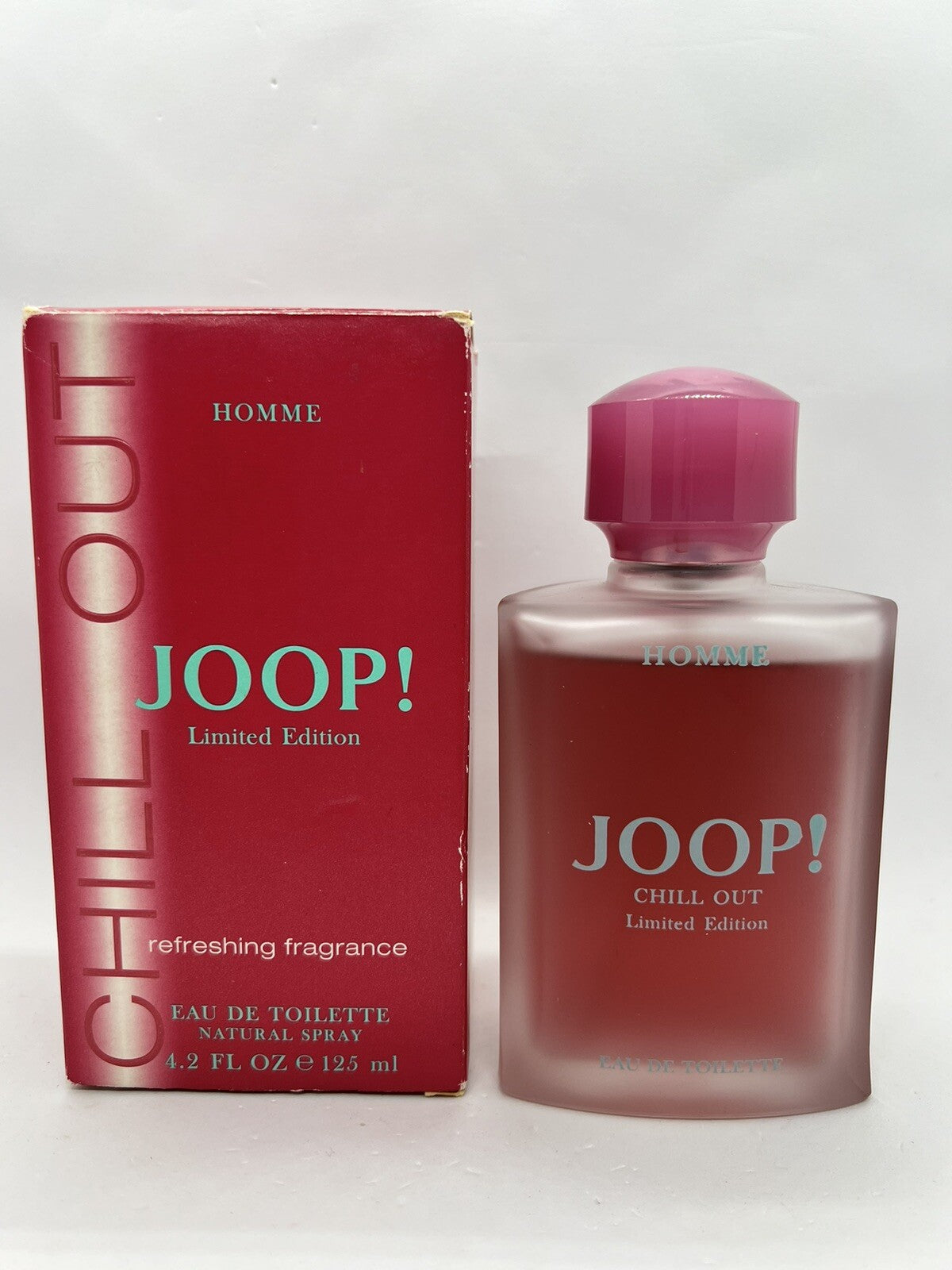 Joop! Homme Chill Out EDT Limited Edition 4.2 oz/125ml RARE HTF DISCONTINUED0