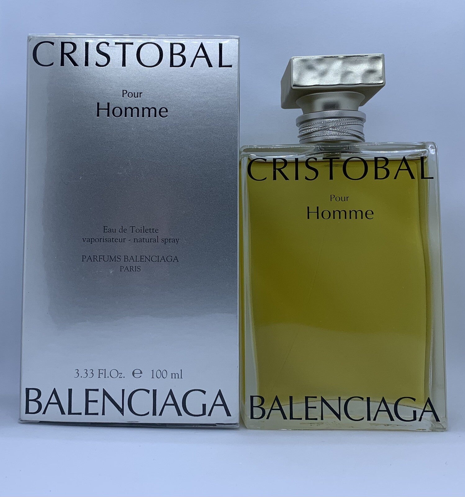 CRISTOBAL BALENCIAGA POUR HOMME EDT 100ML/3.33OZ RARE DISCONTINUED HTF1