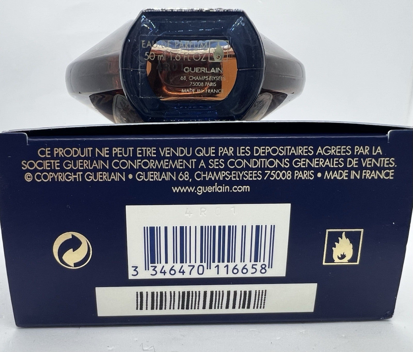 Guerlain Shalimar Souffle De Parfum 1.6 Oz/50ml First Batch 2014 See Pix8