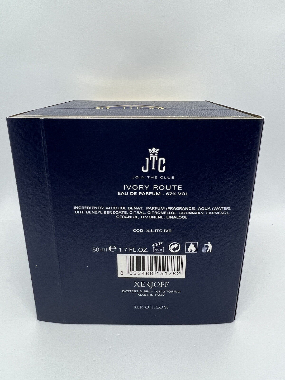Xerjoff Ivory Route 50ml/1.7oz Vintage Bottle Old Discontinued Packaging, Opened7
