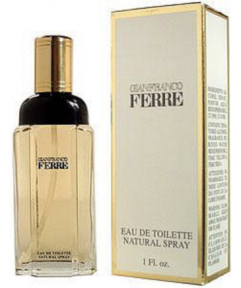 FERRE by GIANFRANCO FERRE for Women 1 oz/30ml Edt Spray Vintage Rare Sealed2