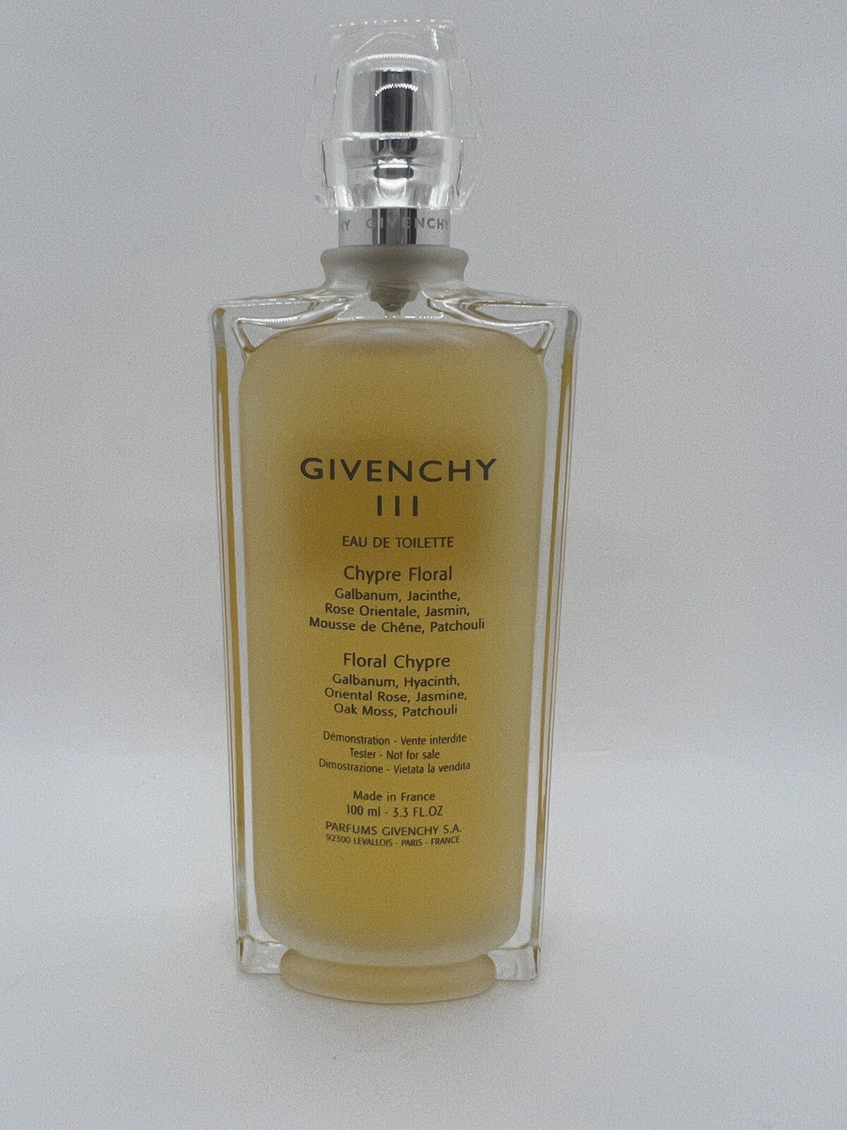 Givenchy III Eau De Toilette 100ml/3.3 Oz Tester Rare1