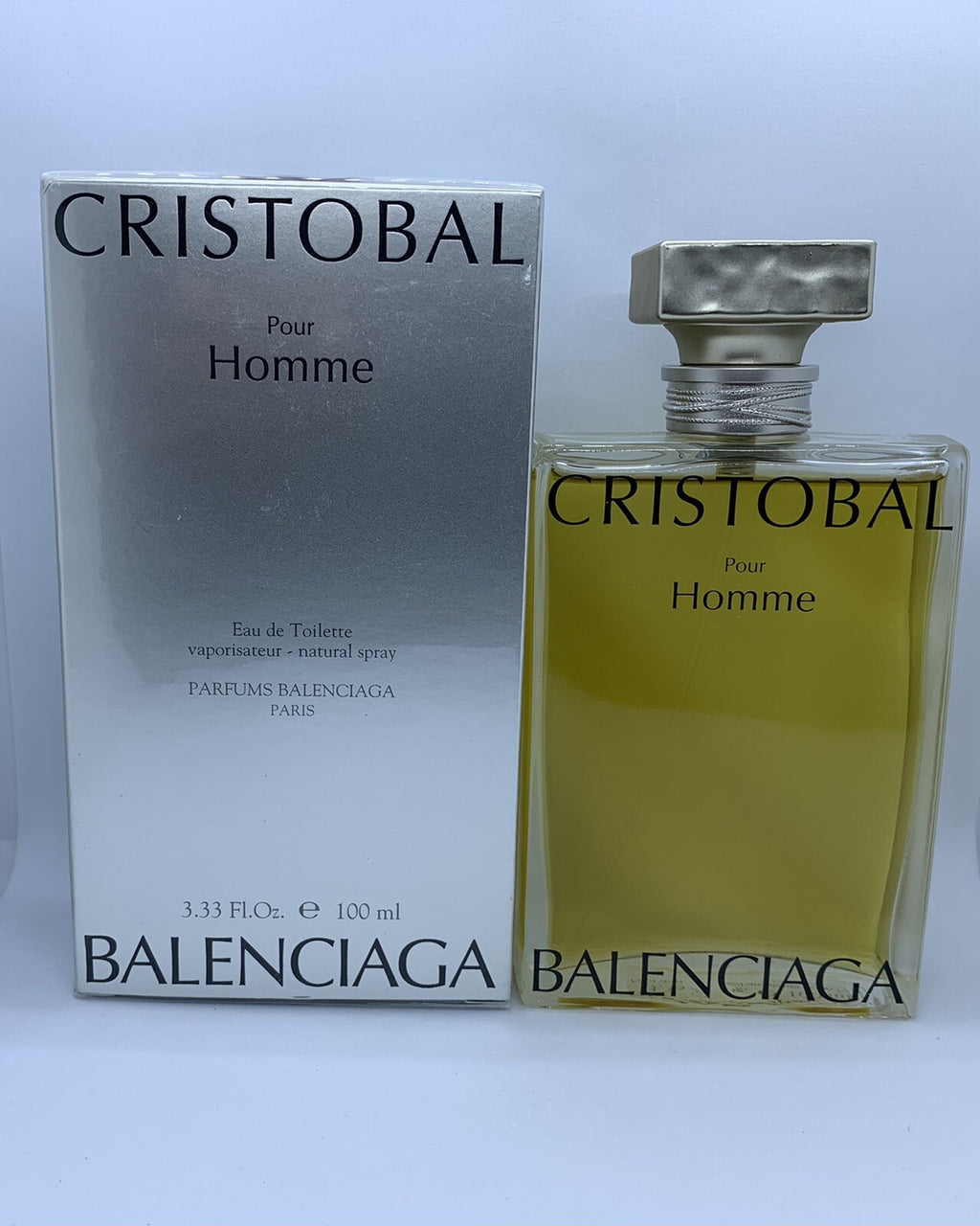 CRISTOBAL BALENCIAGA POUR HOMME EDT 100ML/3.33OZ RARE DISCONTINUED HTF0