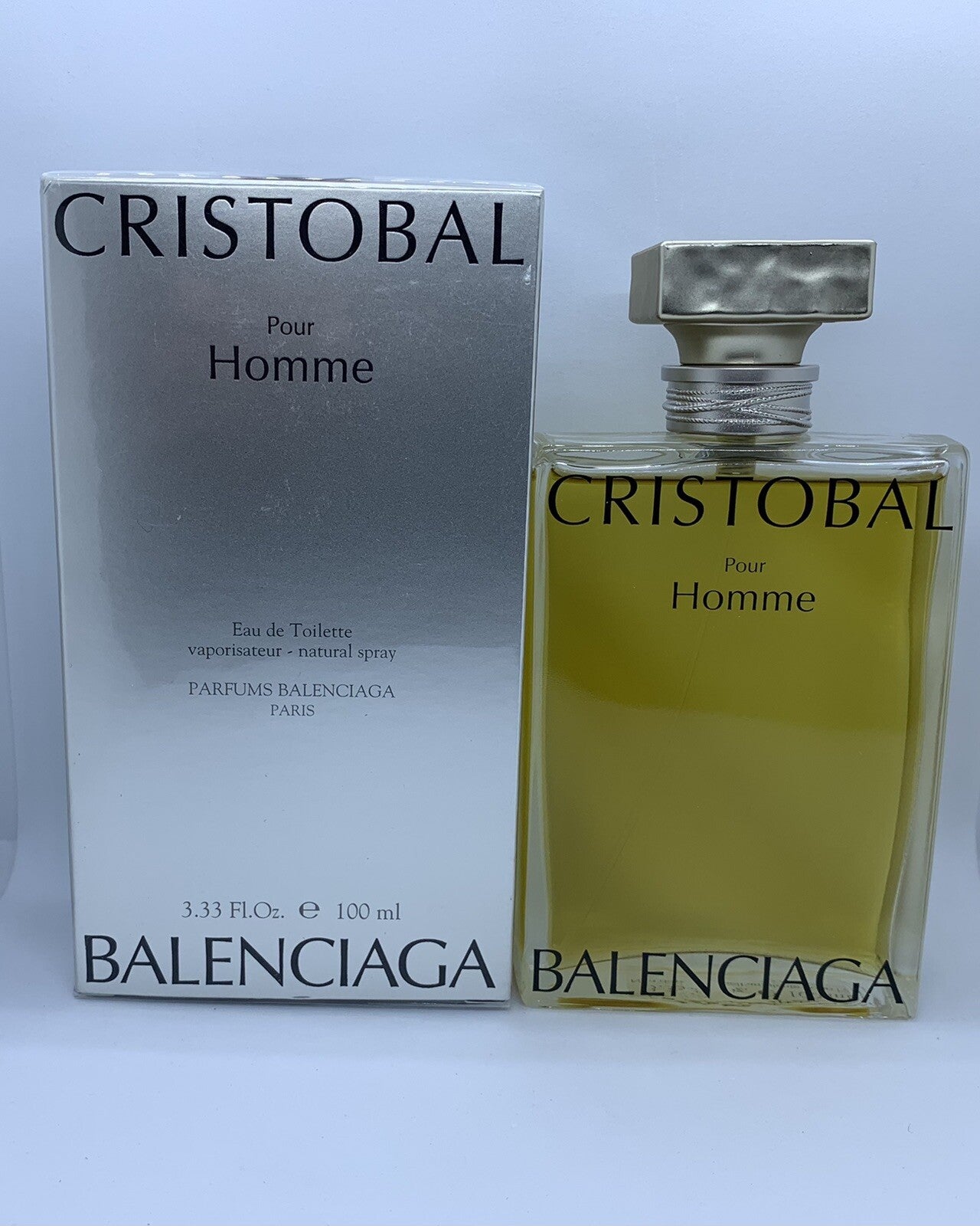 CRISTOBAL BALENCIAGA POUR HOMME EDT 100ML/3.33OZ RARE DISCONTINUED HTF0
