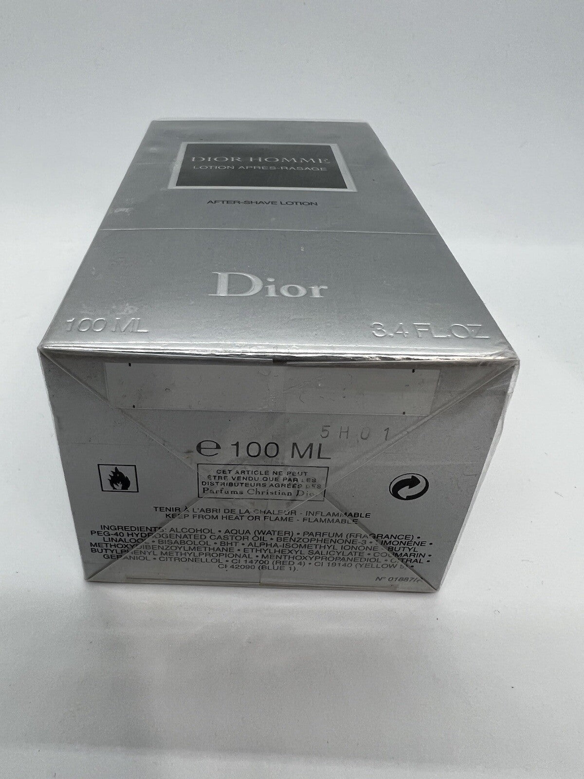 Dior Homme After Shave Lotion 100ml/3.4oz Sealed. 2005 Batch1