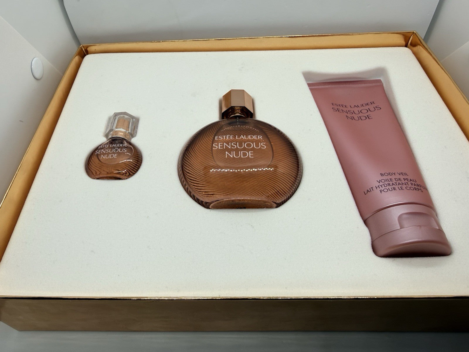 Estee Lauder Sensuous Nude edp 50ml + Mini + Body Veil (Gift Set) Discontinued1