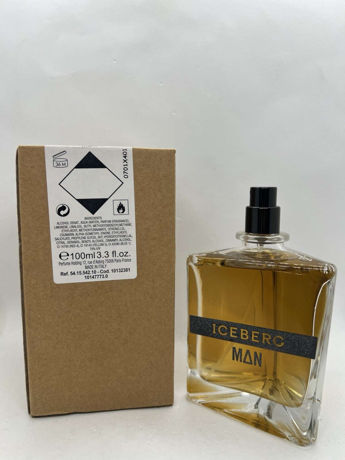 Iceberg Man edt 100ml/3.4 Oz (Discontinued) Tester No Cap0