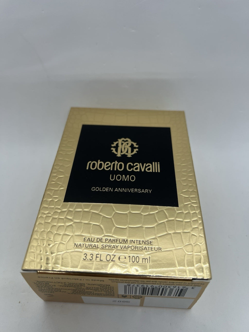Roberto Cavalli Uomo Golden Anniversary EDP  Intense 100ml/3.4 Oz Open Box4