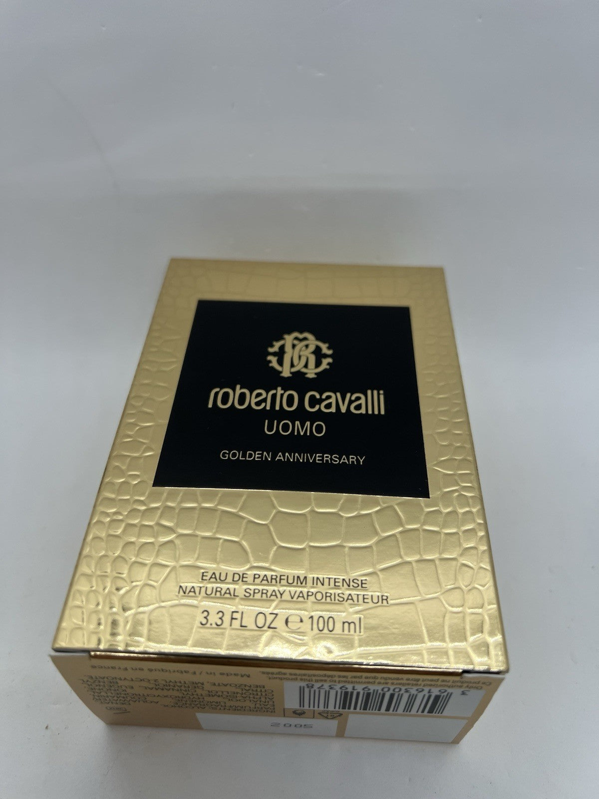 Roberto Cavalli Uomo Golden Anniversary EDP  Intense 100ml/3.4 Oz Open Box4