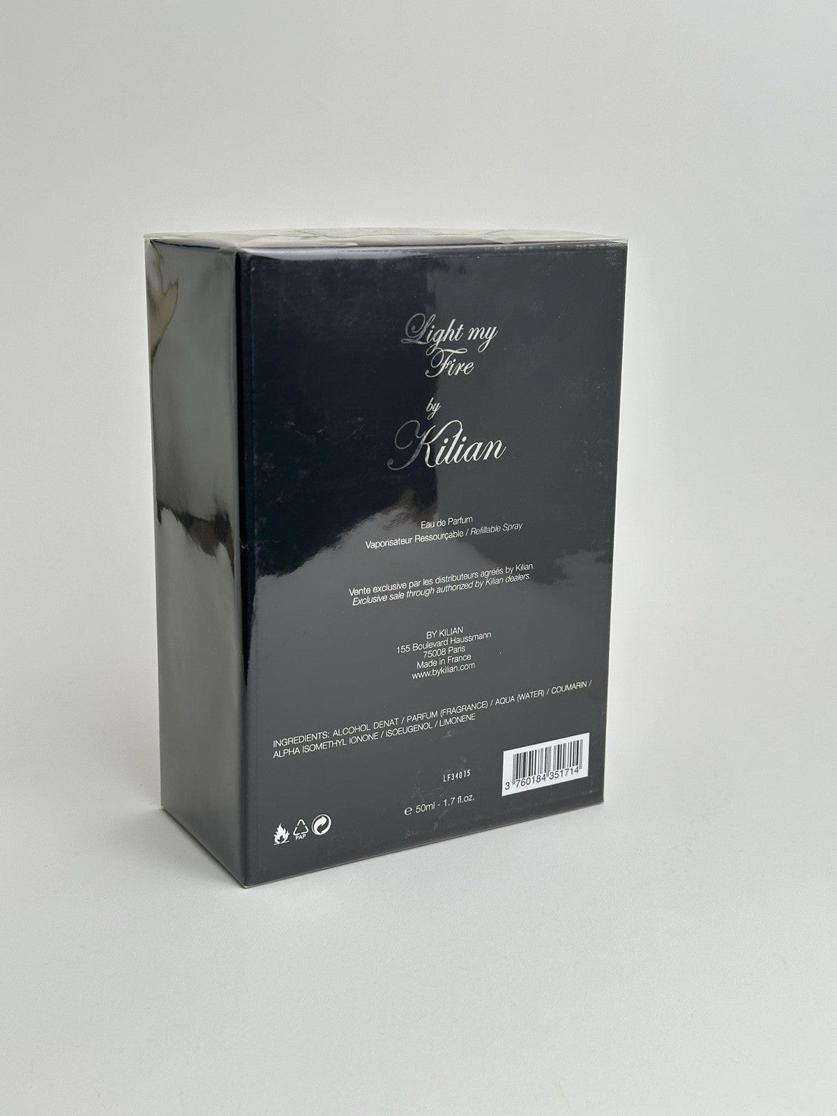 Light My Fire edp By Kilian 50ml/1.7 oz Discontinued (BNIB WITH COFFRET)1