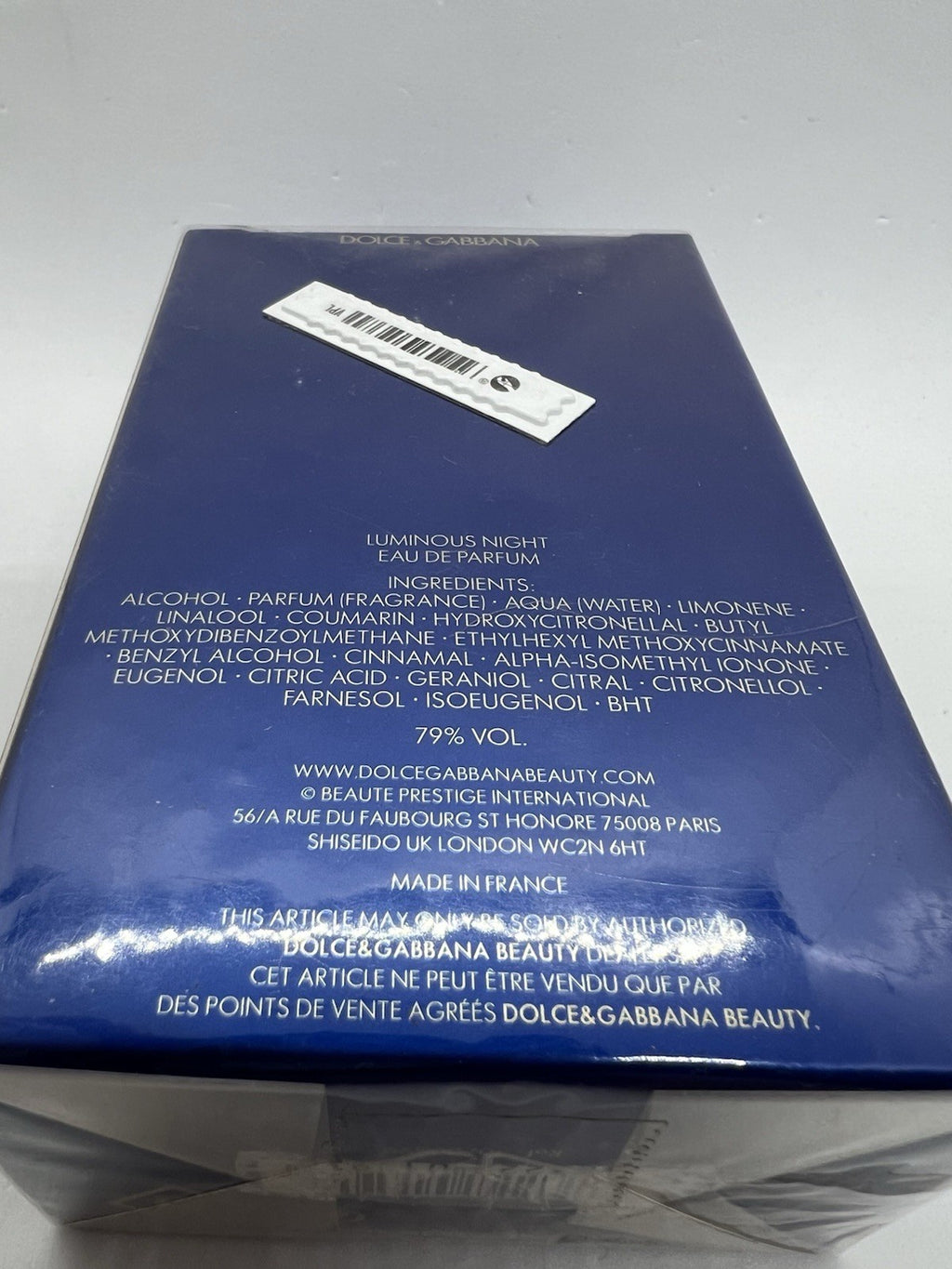 Dolce&Gabbana The One Luminous Night edp 100ml/3.3 Oz (Discontinued) BNIB5