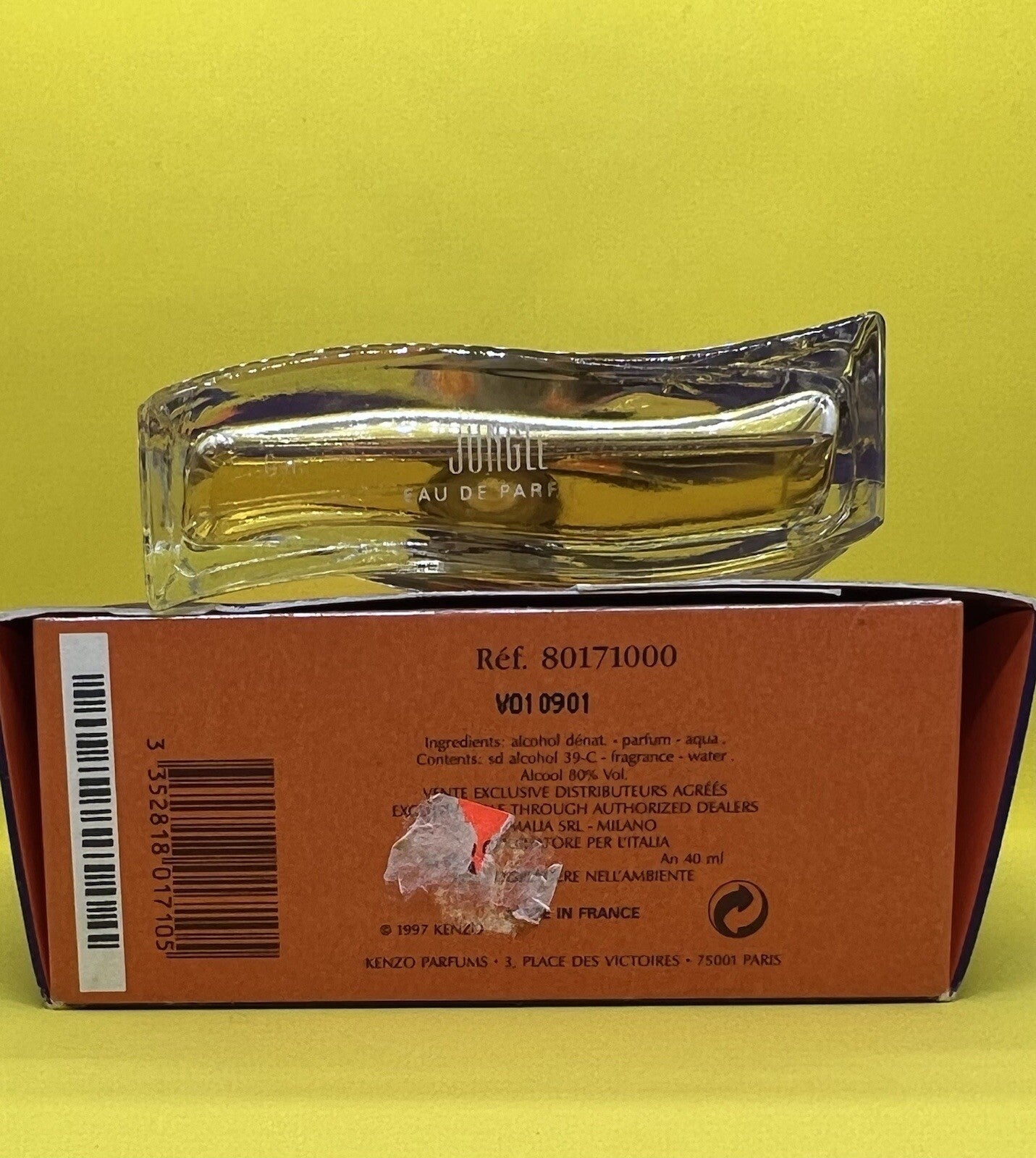 Kenzo Jungle Le Tigre EDP  1.7 oz / 50 ml Tiger Discontinued See Photos HTF11