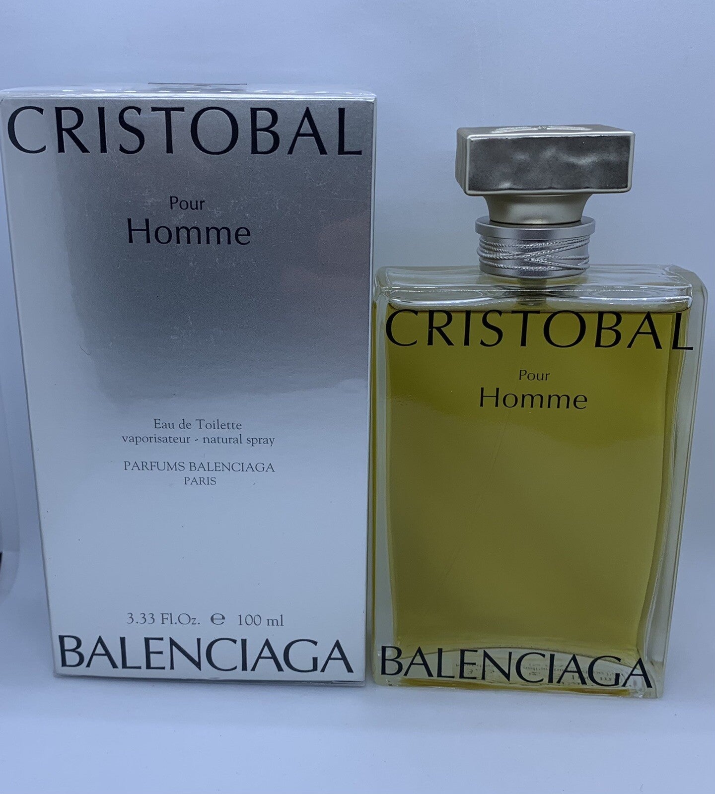 CRISTOBAL BALENCIAGA POUR HOMME EDT 100ML/3.33OZ RARE DISCONTINUED HTF2