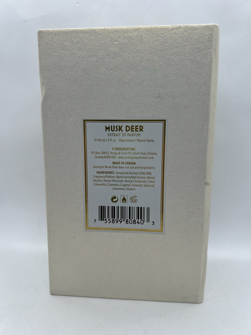 Zoologist Musk D.e.e.r Extrait De Parfum 60ml (Limited Edition) See Pics12