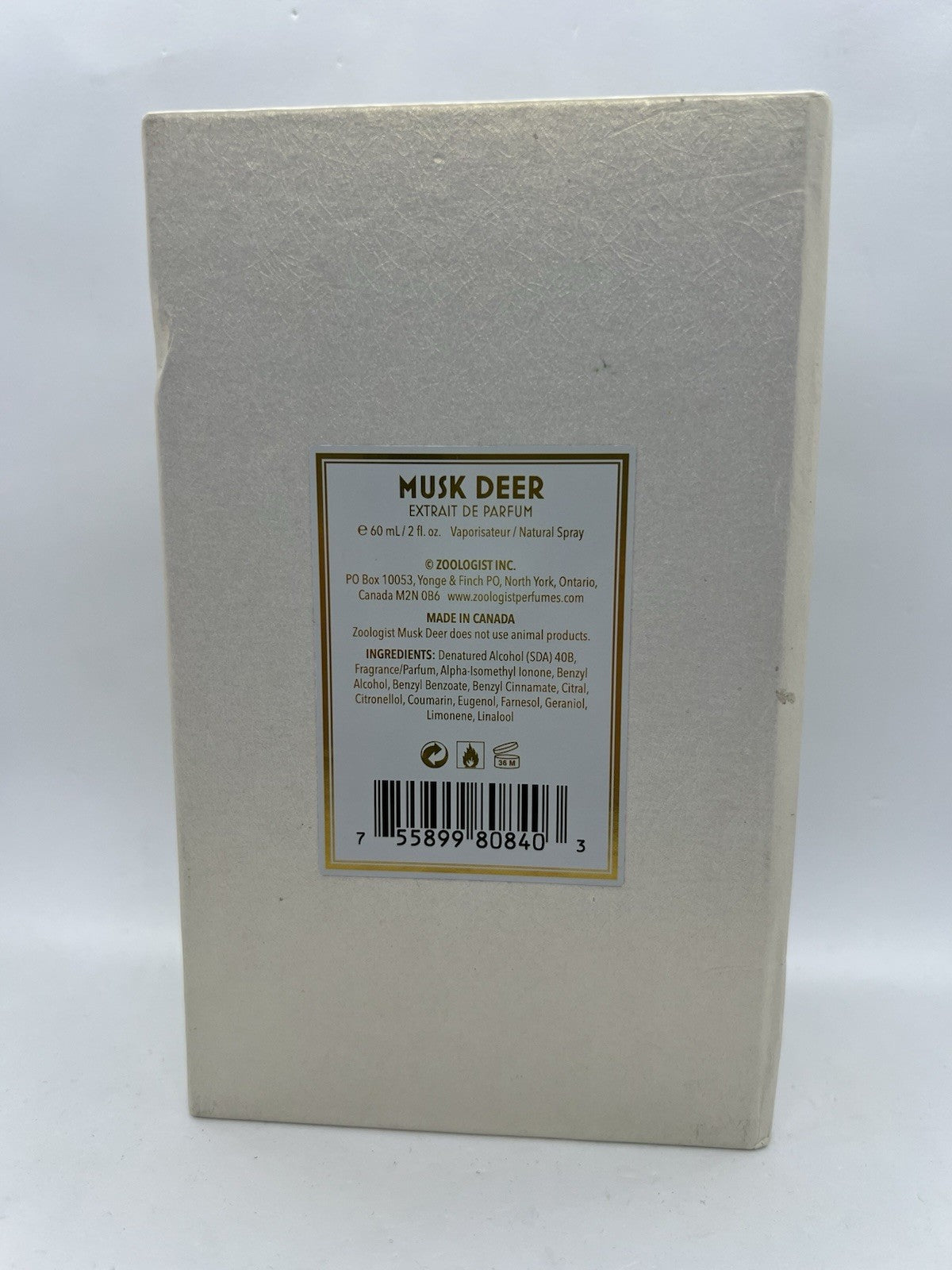 Zoologist Musk D.e.e.r Extrait De Parfum 60ml (Limited Edition) See Pics12