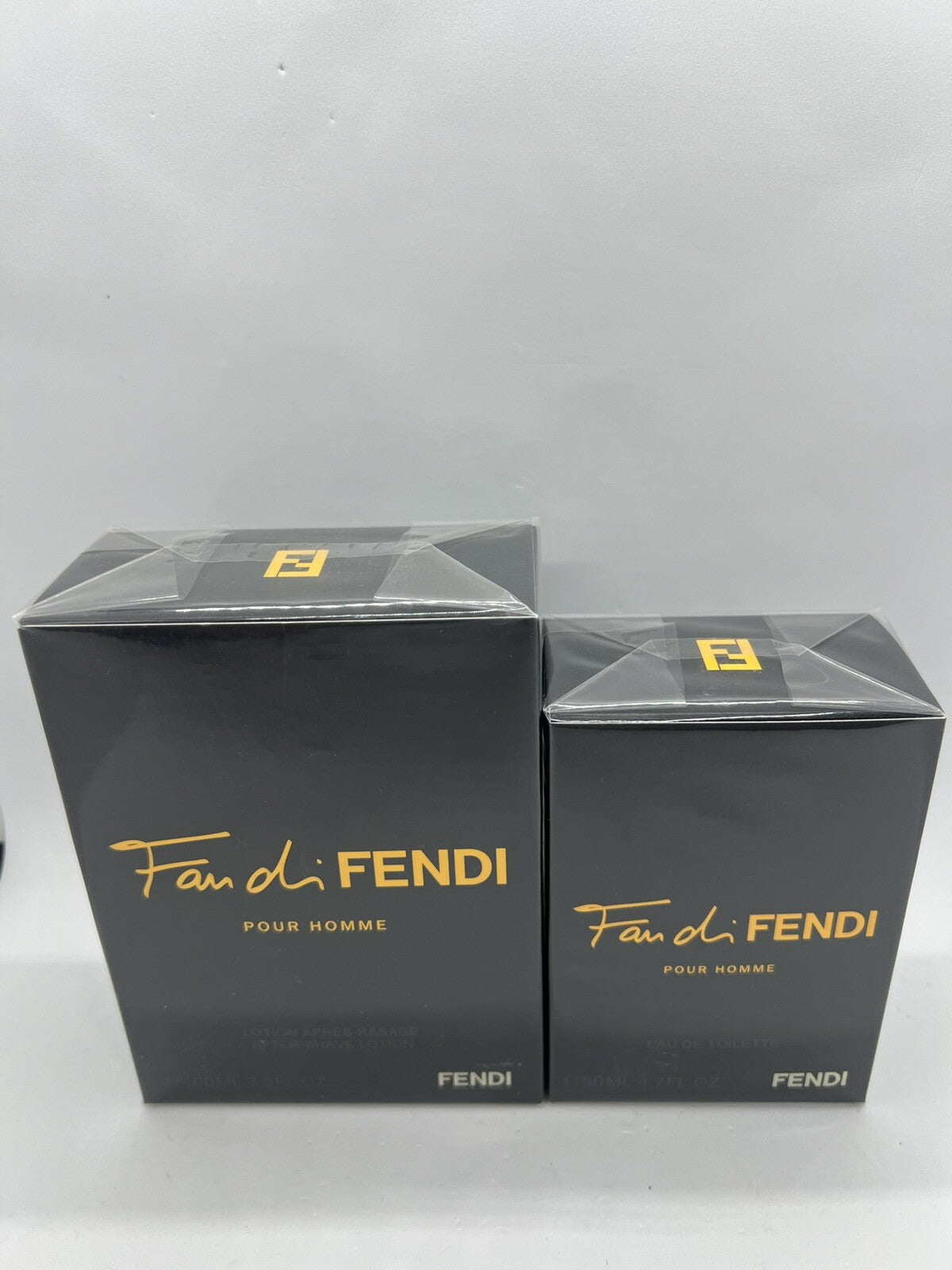 Fan di Fendi Pour Homme Edt 50ml + After shave lotion 100ml ( SEALED )0