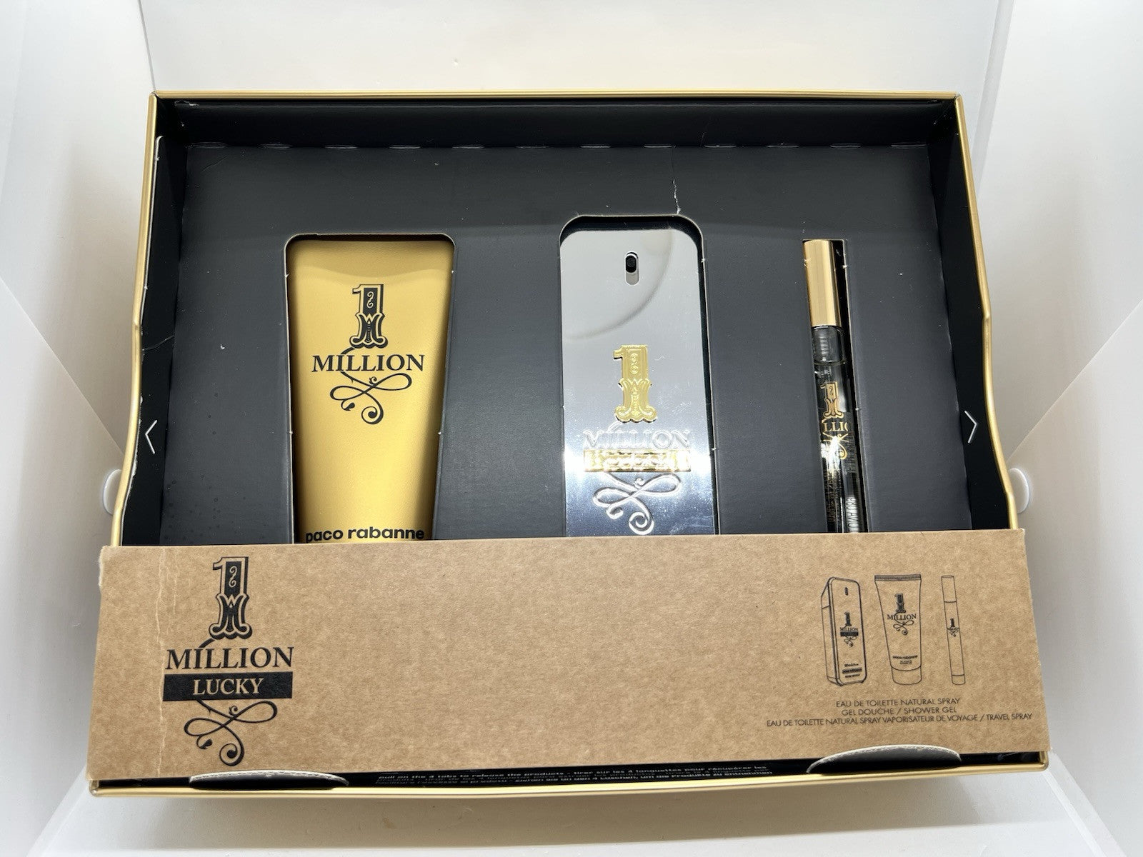 Paco Rabanne 1 Million Lucky edt 100ml 3-Piece Gift Set (Discontinued)1