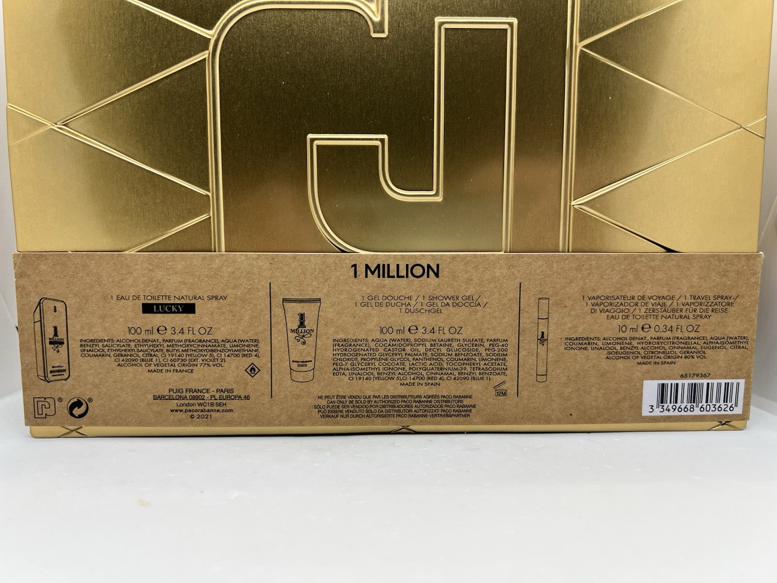 Paco Rabanne 1 Million Lucky edt 100ml 3-Piece Gift Set (Discontinued)4